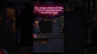 How To Add CHAOS RES To Rings &amp; Amulets (PoE 3.27 League Start Tip)