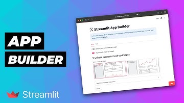 Building the Streamlit App Builder