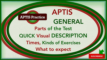 Quick View into Aptis General: parts, times, exercises, what to expect