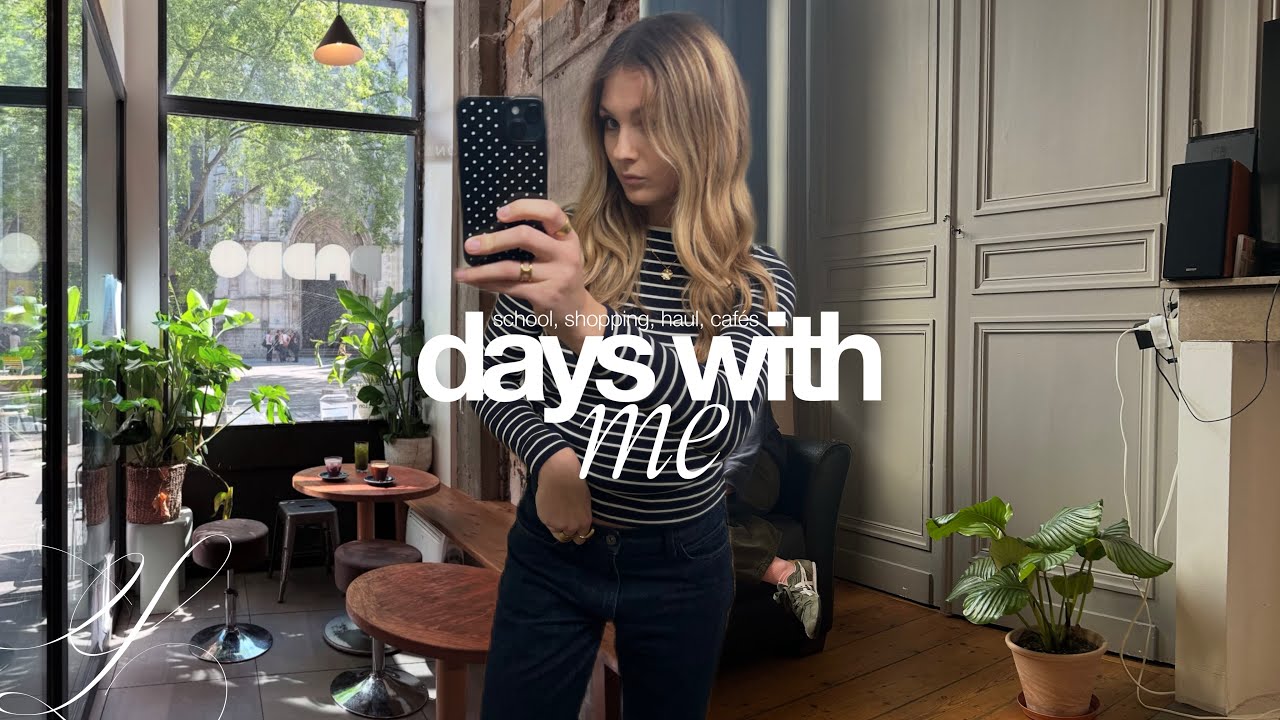 WEEKLY VLOG || cafés, shopping, lille, school, haul