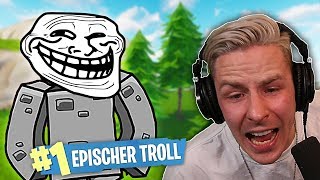 Alphastein TROLLT mich bis zum RAGEQUIT in FORTNITE..