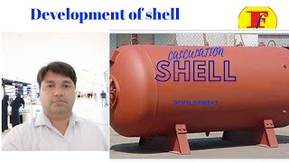 DEVELOPMENT OF SHELL OF PRESSURE VESSEL II CALCULATE THE PLATE SIZE FOR SHELL