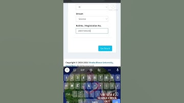 #vbu sem 4 result ||Marks Chek || #studywithsangam