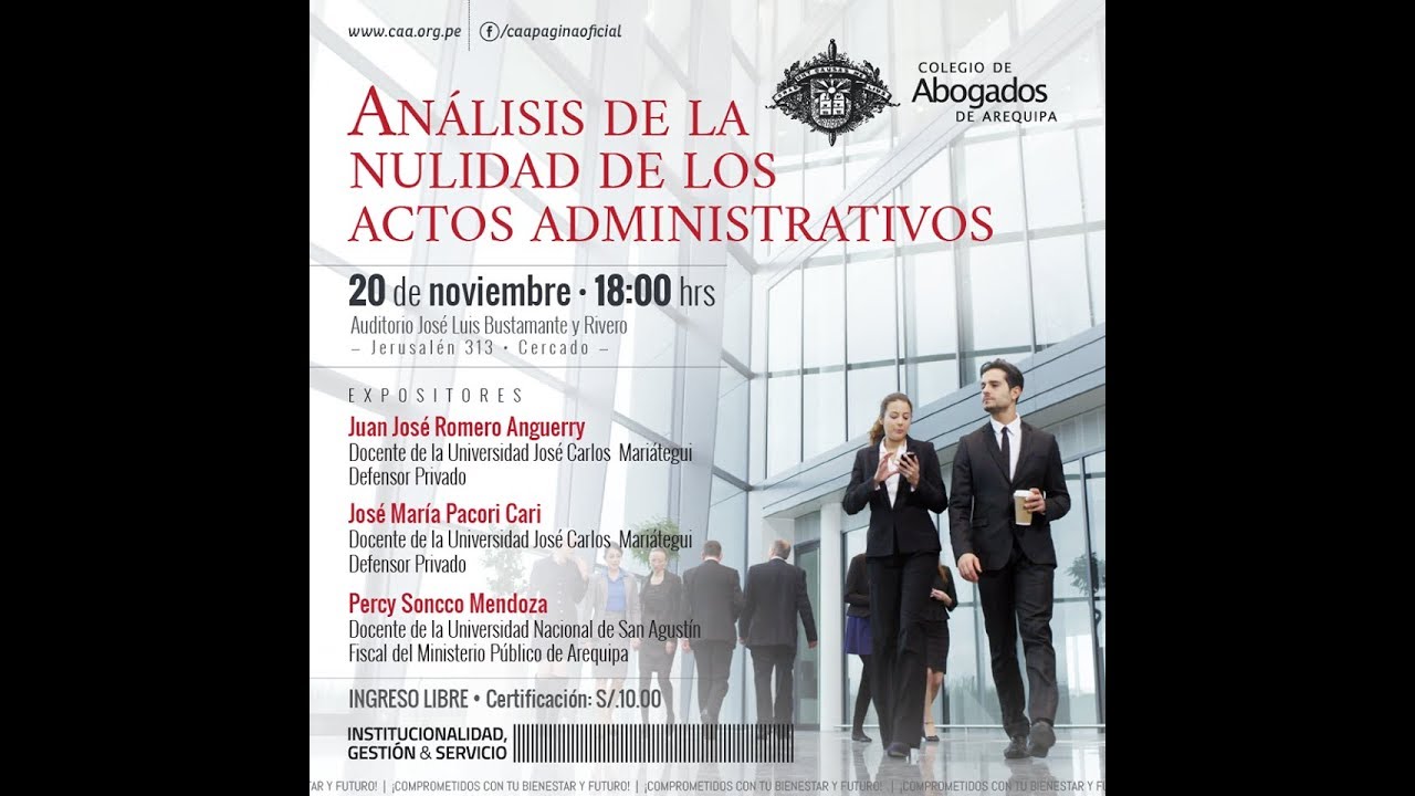 ANÁLISIS DE LA NULIDAD DE LOS ACTOS ADMINISTRATIVOS