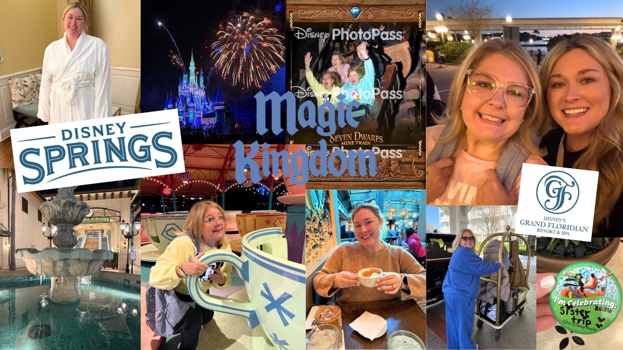 DISNEY VLOG 1: TRAVEL DAY, THEMED DINNER, SPA + MAGIC KINGDOM AFTER HOURS | vlog 322
