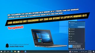 Cara Mengatasi Wifi Tersambung Tapi Tidak Ada Internet Di Laptoppc Windows 1011