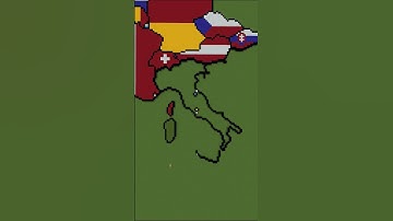 Small Scale Italy #italy #italian #maps #flags #minecraft