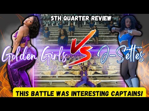 NOW THIS IS A REAL BATTLE!!! | JSU J-Settes VS ASU Golden Girls 2023 5th Quarter | LETS TALK DANCE!