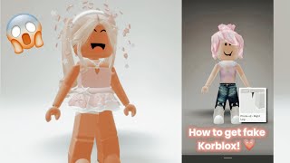 How to get KORBLOX for SUPER CHEAP!!!-😱🤑🤩