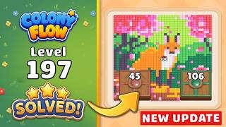 Colony Flow Level 197 Walkthrough & Solution 🐜 (New Update!) 🧩