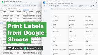 How to Print Mailing Labels from Google Sheets - Perfect Labels