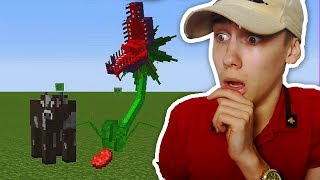 NIEUWE EINDBAZEN! VLEESETENDE PLANT! (Minecraft Mod)