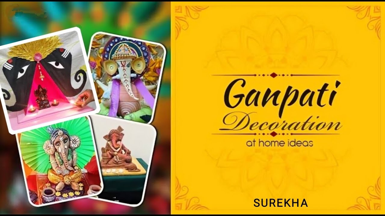Simple Ganesh Decoration | Ganesh Chaturthi Decoration Idea at Home | Low Budget Decor