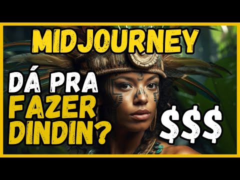 Midjourney - Inteligência artificial para ganhar dinheiro com print on demand