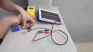 نظام شحن صغير يعمل بالطاقه الشمسيه(Small charging system operating solar)