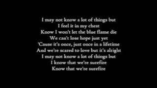 John Legend - Surefire - Lyrics