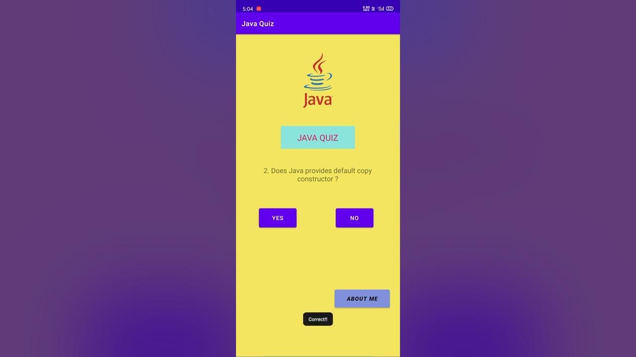 Java Quiz App | Overview - YouTube
