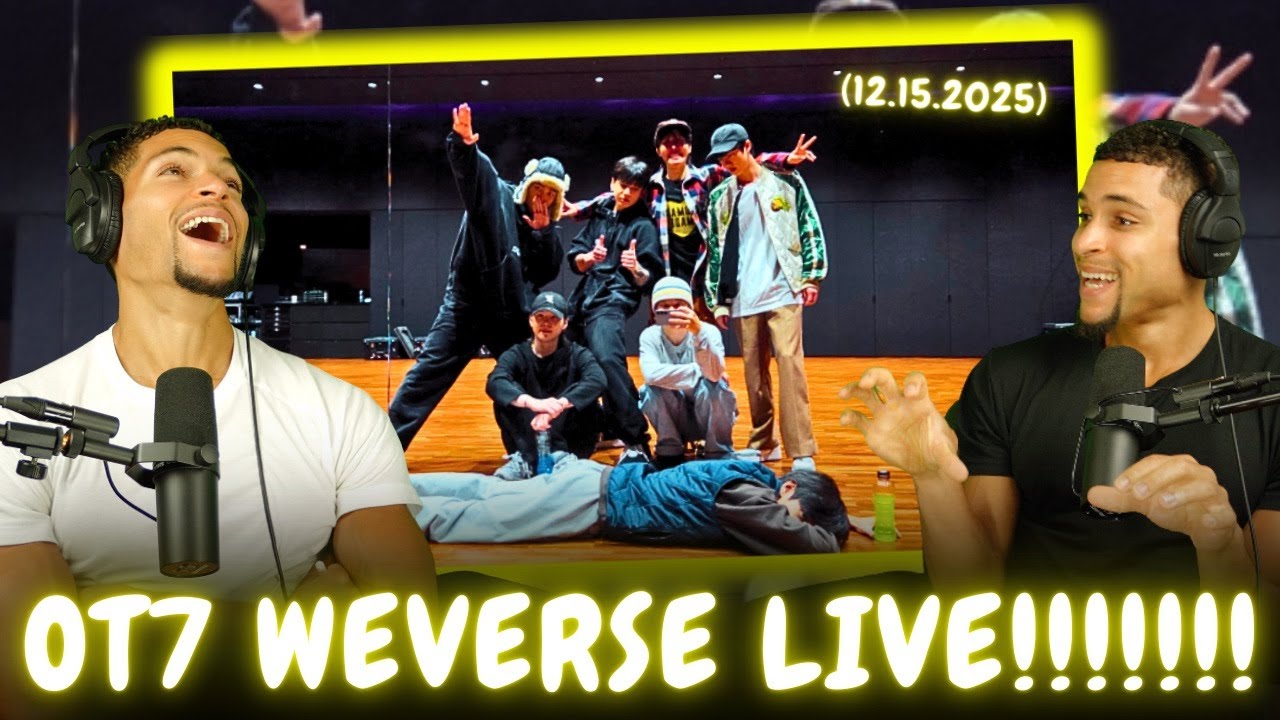 BTS OT7 Weverse Live (12.15.25) REACTION!!! 🎉🥳 - YouTube