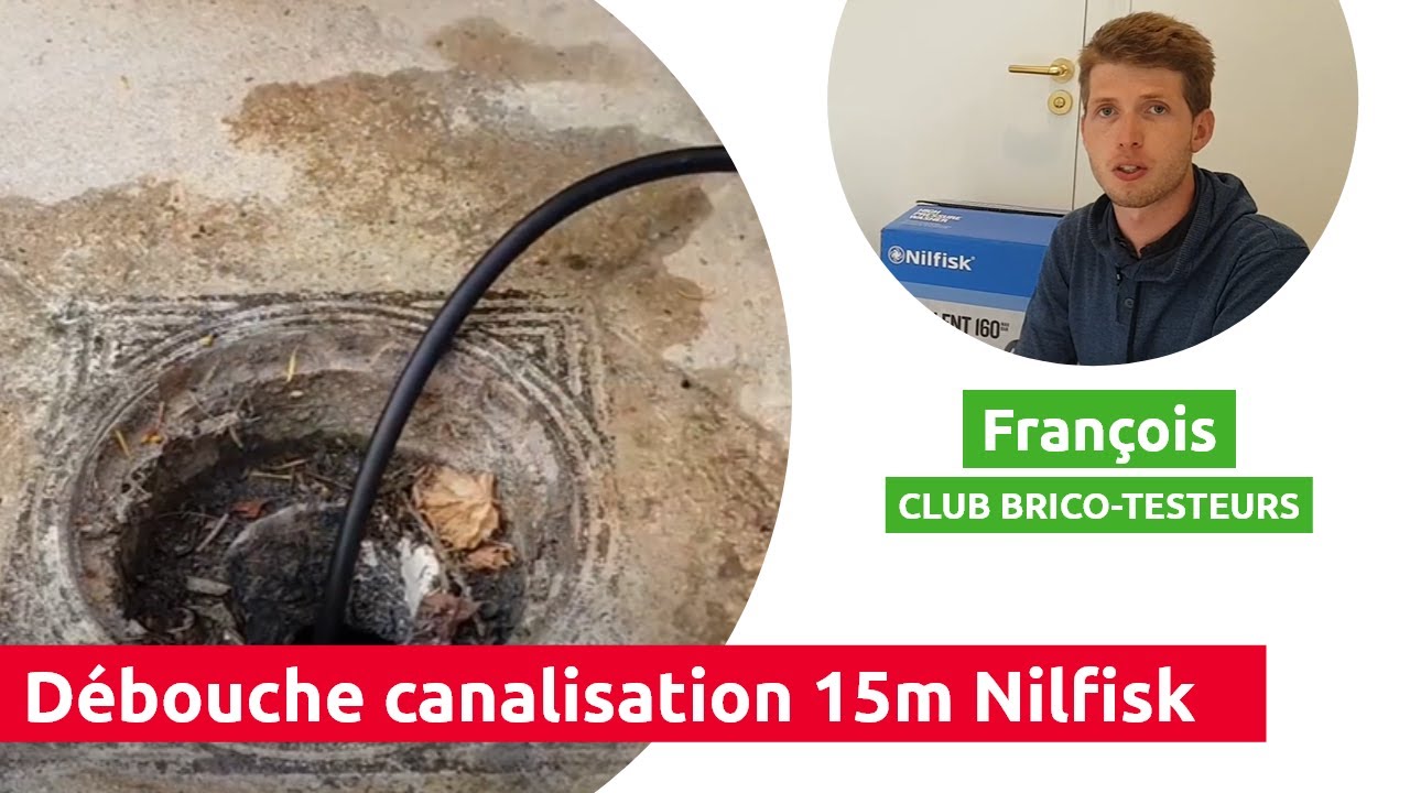 Débouche canalisation de 15 m pour nettoyeur haute pression – Nilfisk