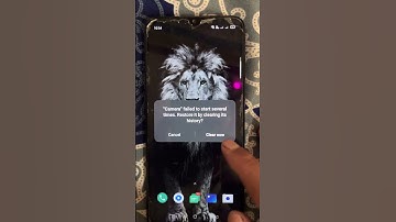camera failed to start several times. restore it by clearing history fixed