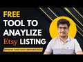 Free Tool to Analyse Etsy Listings | Improve Your Shop Performance!
