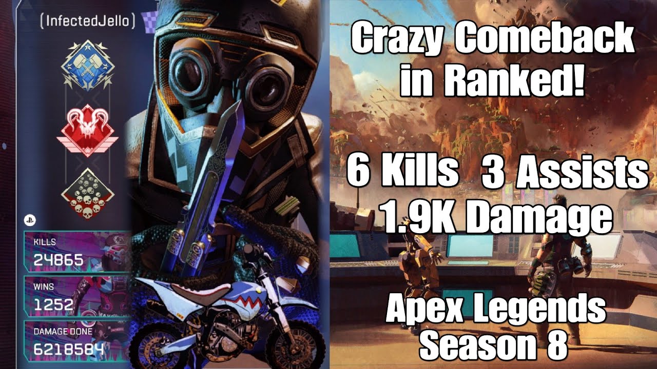 Crazy Comeback in Ranked!- Apex Legends Season 8 - YouTube