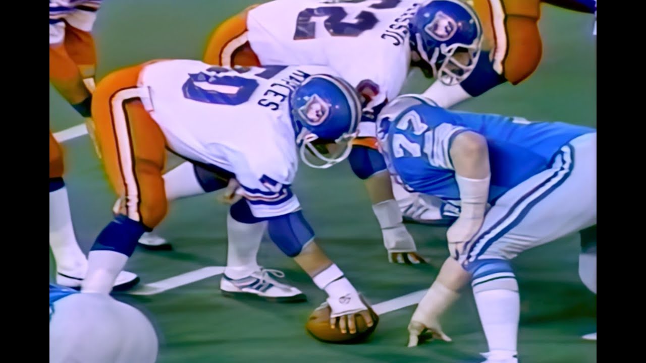 1978 - Week 13 - Broncos at Lions - Thanksgiving