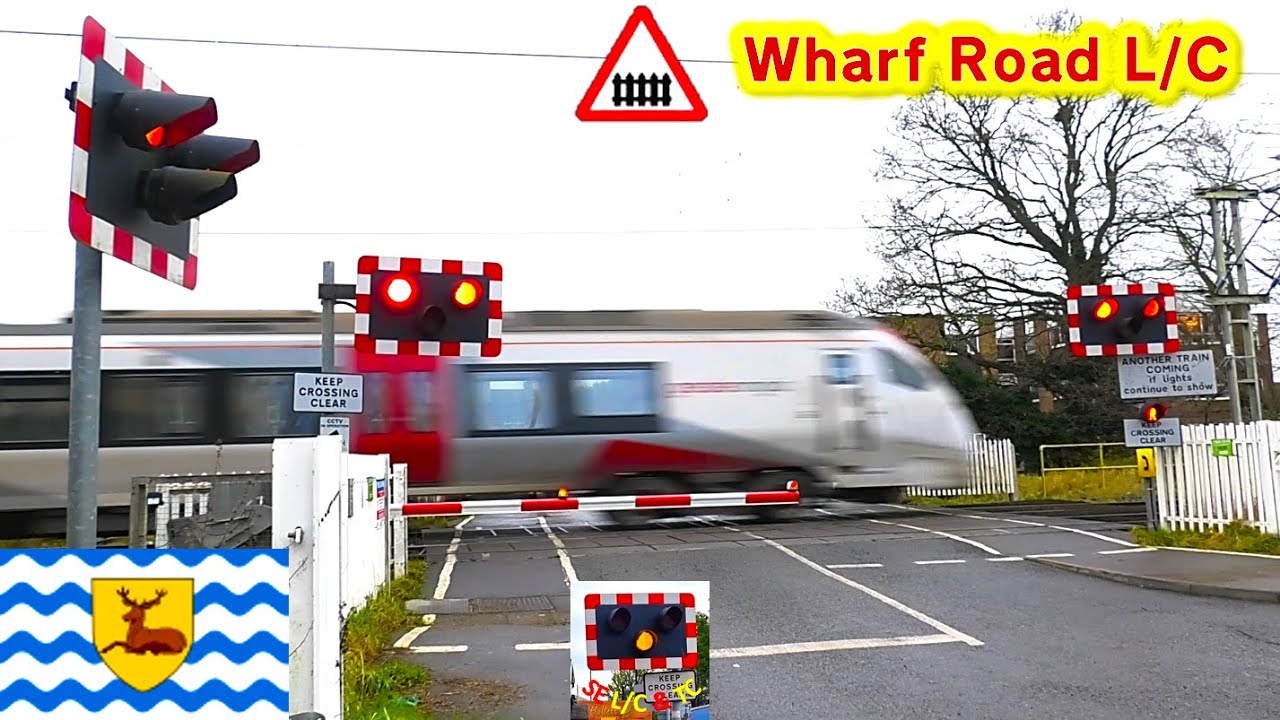 The UK's Busiest Half-Barrier Crossing: Wharf Road Level Crossing, Hertfordshire