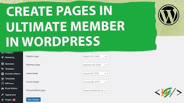 How to Create Pages in Ultimate Member WordPress | User | Account | Login | Registration | Member