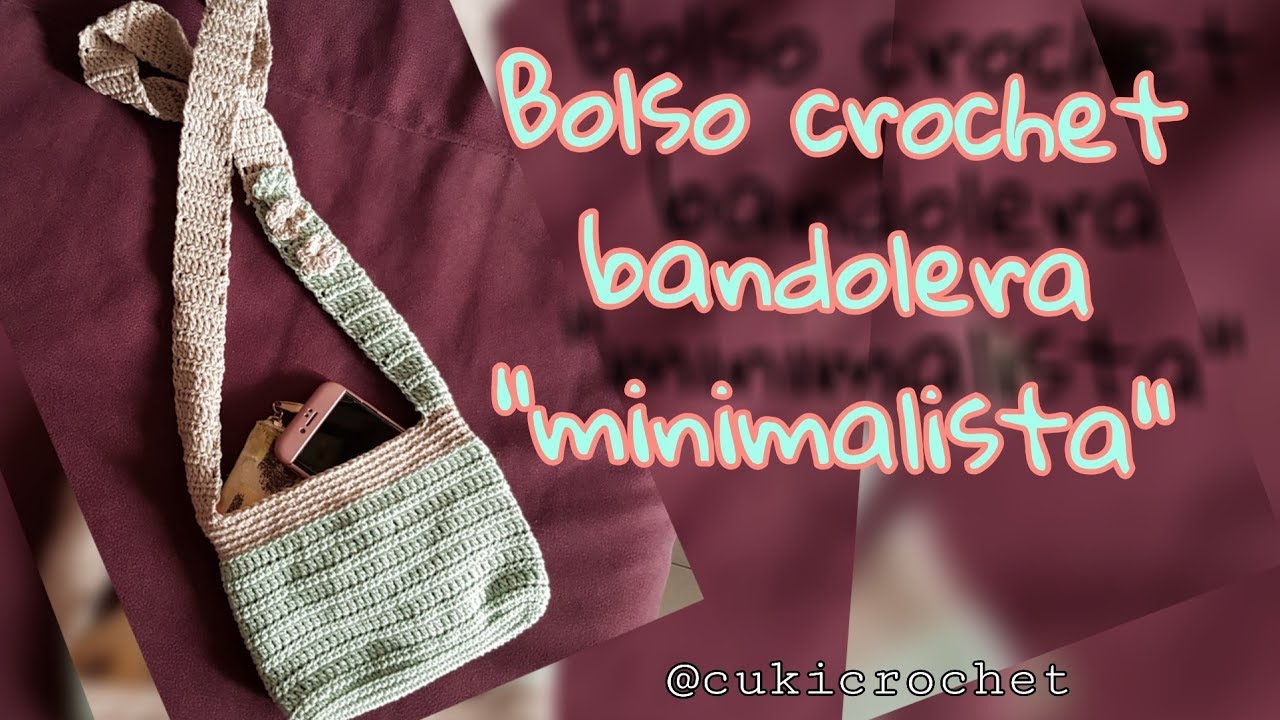 Hecho para recordar Consejo total HOW TO KNIT A Minimalist CROCHET BAG / Messenger Bag. Step by Step. FREE -  YouTube