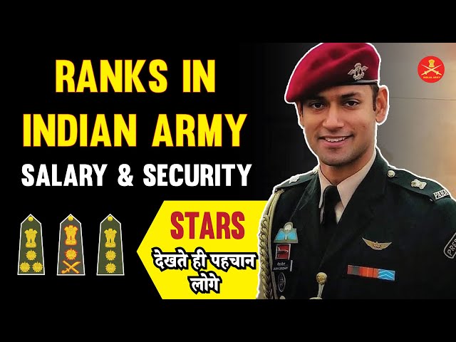Ranks In Indian Army, Indian Army Ranks And Salary, Insignia And  Hierarchy Explained In Hindi