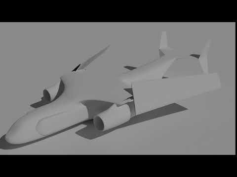 STOL AEW folding wings