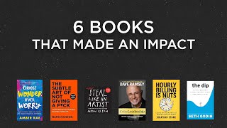 6 Books that made an impact as a creative