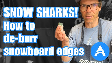 How To Remove Burrs/Rock Damage From Your Snowboard Edges