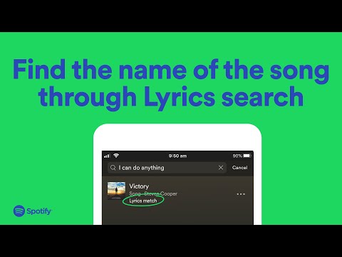 How to search with lyrics on Spotify