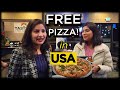 Free pizza in USA | Meeting Friends after Long Time |Indian Vlogger