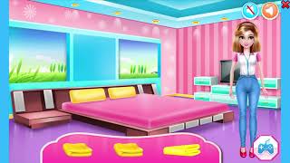 Kids game - High school Girls house cleaning screenshot 2