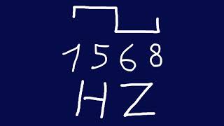 1568 hz square
