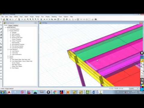 الدرس السادس والاخير لتصميم البلاطه الهوردى على برنامج السيف تطابق الحل اليدوى مع التصميم ببرنامج