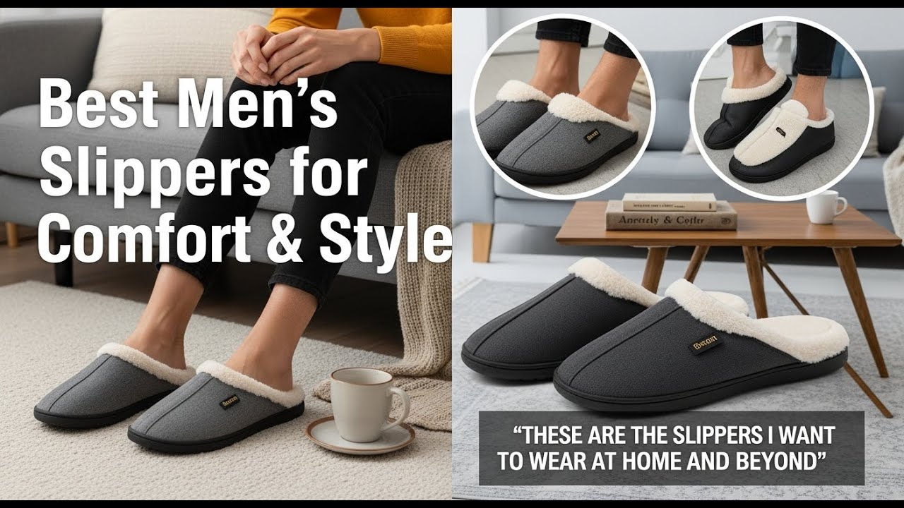 TOP 5 Best Men'S Slippers For Comfort And Style 2026 | comfortable mens slippers