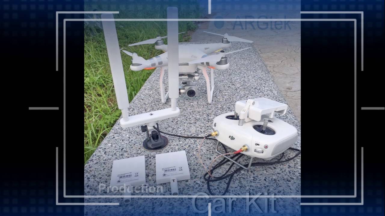 ARGtek DJI Phantom 4 & 3Pro/Advanced Range Extender+Car Kit+SD/microSD Reader