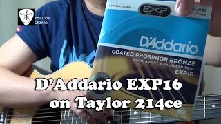 addario strings exp16 guitar