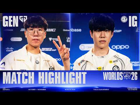 [HIGHLIGHT] GEN VS IG | VÒNG THỤY SĨ | CKTG 2026 | 24.10.2026