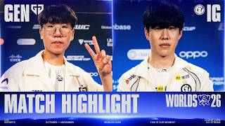 [HIGHLIGHT] GEN VS IG | SWISS STAGE | WORLDS 2026 | 10/24/2026