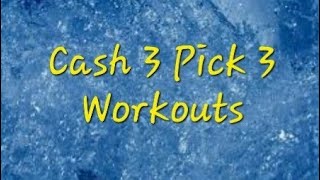 297 Tic Tac Toe Cash 3 Pick 3 Workout Strategy