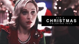 fcpx xmas coloring pack #1: frost & fables