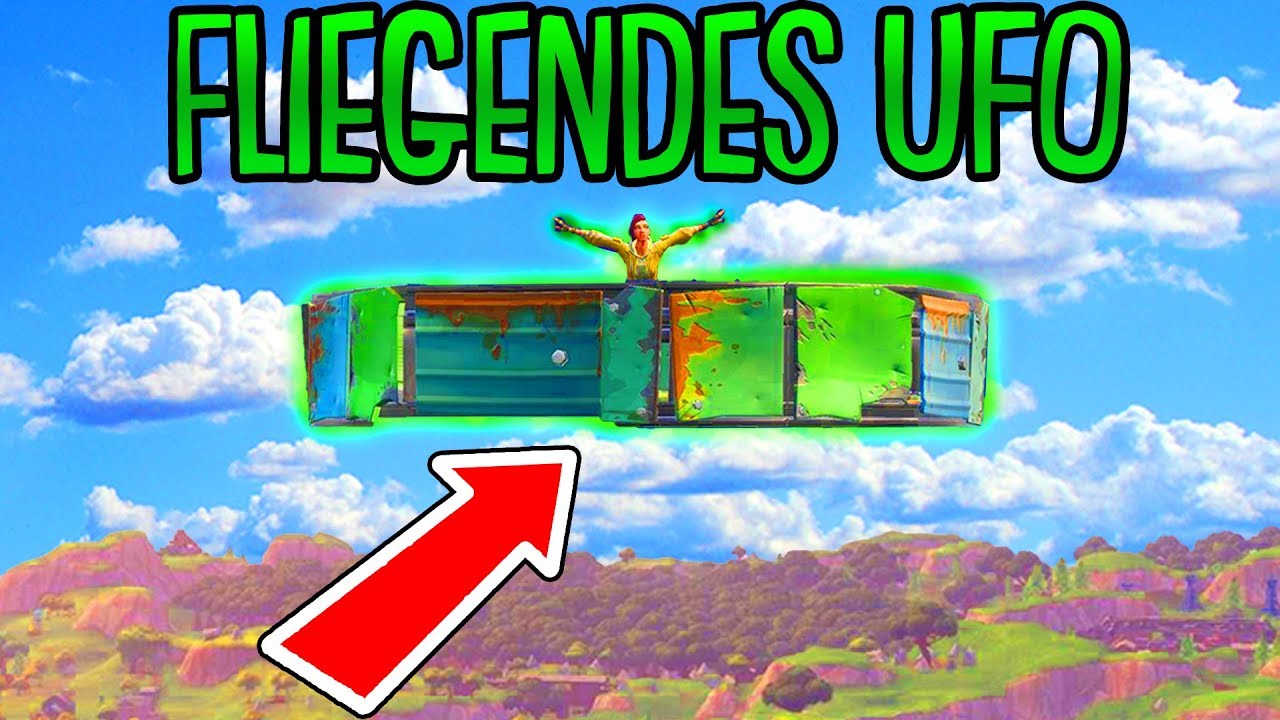 Unsichtbare Skybase Gebaut Ufo Trick Fortnite Battle Royale - unsichtbare skybase gebaut ufo trick fortnite battle royale