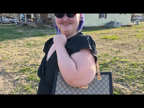 Gucci bag and Dior sunglasses unboxing