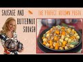 Short Pasta with Sausage and Butternut Squash