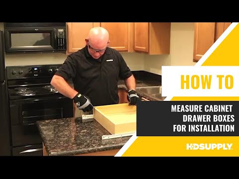 How To Measure Cabinet Drawer Boxes Youtube
